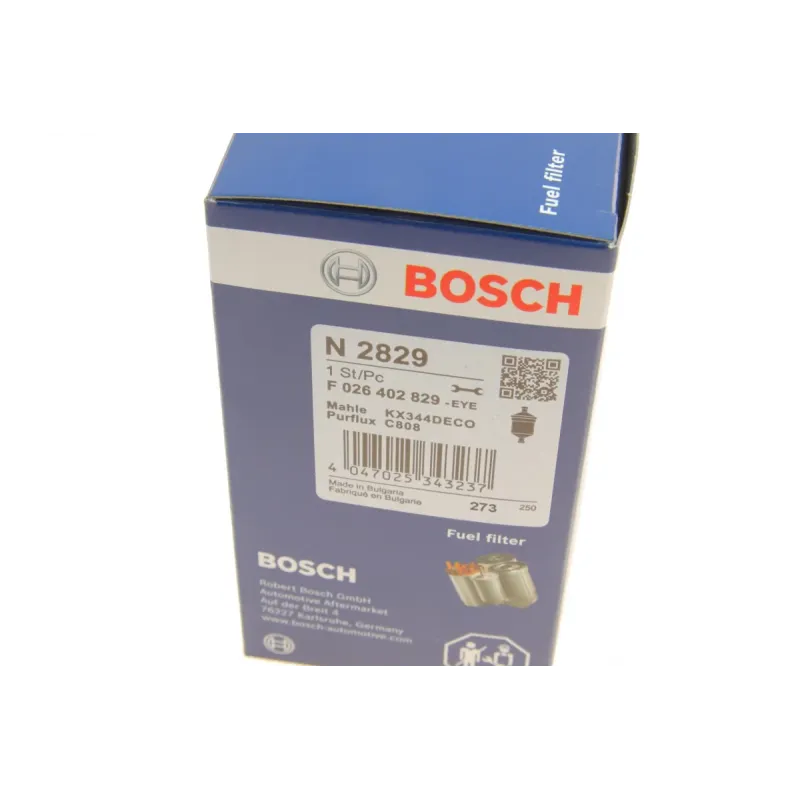 Фільтр паливний BOSCH F 026 402 829 для Honda Civic, CR-V 2.2i-DETC 2005-, 67 мм