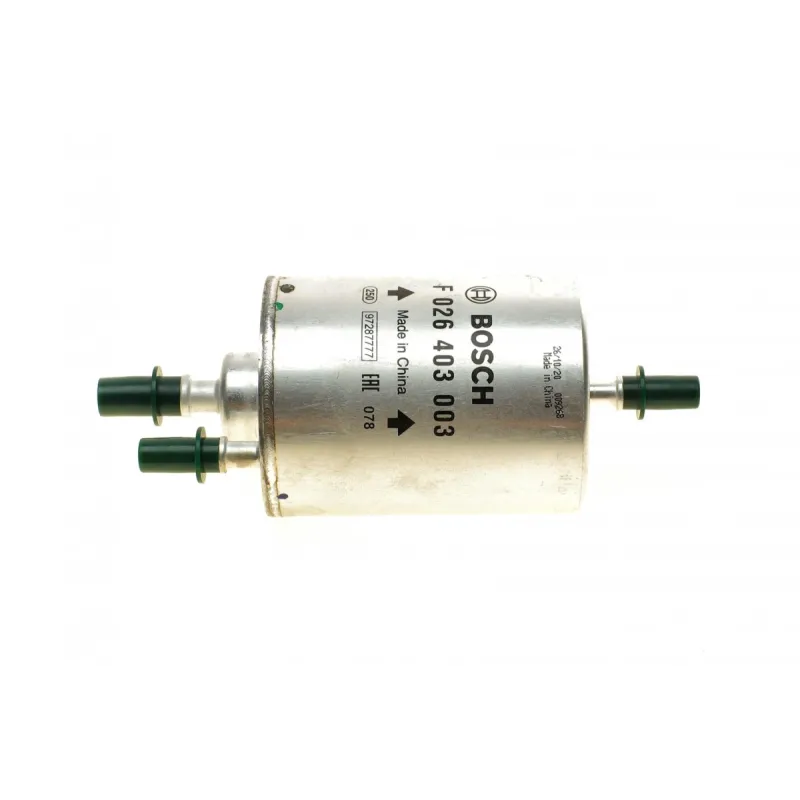 Фільтр паливний BOSCH F 026 403 003 магістральний для Audi A4 1.8T 2002-2004, A6 2.4-4.2 2004-2008, діаметр 74.4 мм
