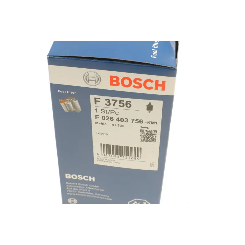 Фільтр паливний BOSCH F 026 403 756 для Toyota Land Cruiser Prado 2.7/4.0, Land Cruiser 4.7