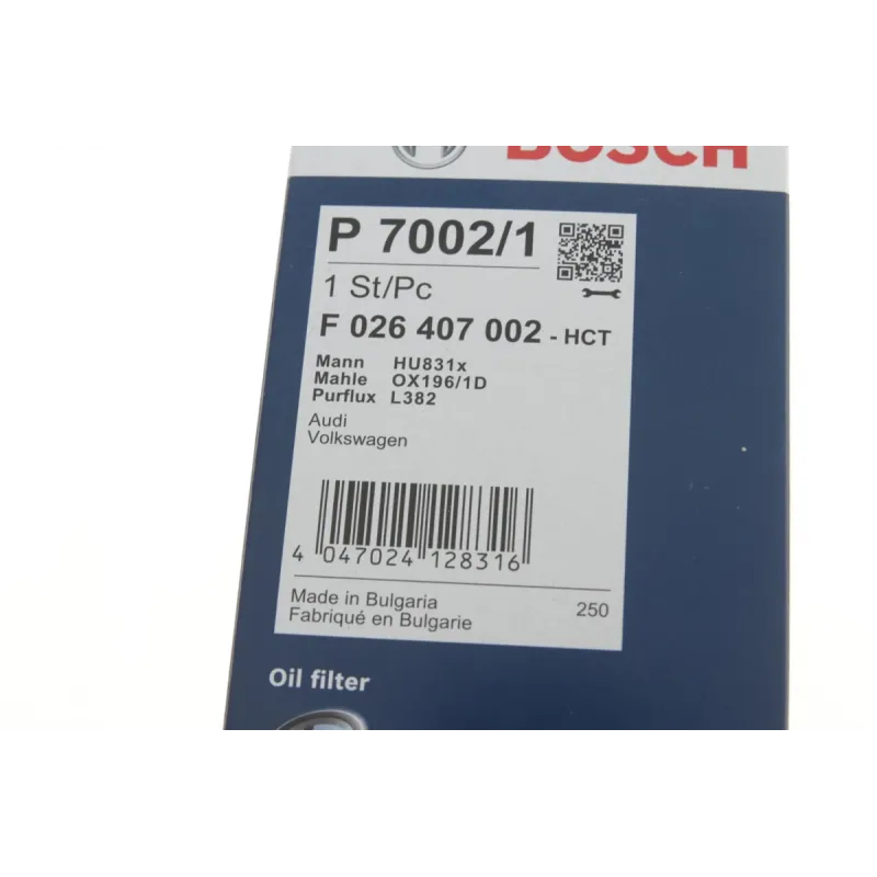 Фільтр масляний Audi A4/A6/A8/Q7 2.7-4.2 TDI 03-