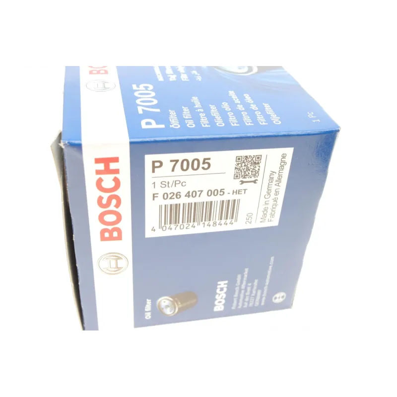 Фільтр масляний BOSCH F 026 407 005 для Ford Transit 2.5D 2013-, зовнішній діаметр 76 мм