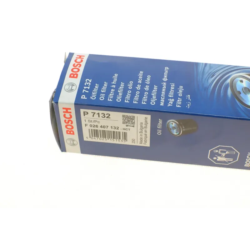 Фільтр масляний BOSCH F 026 407 132 для Mercedes-Benz C-Class (W204) E-Class (W212/C207) 1.8 2007-2011