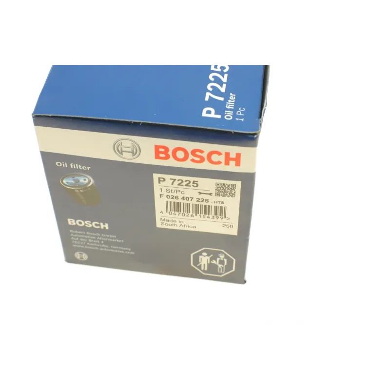 Фільтр масляний BOSCH F 026 407 225 для Ford Focus/Transit, Volvo S60/S80, 76x89 мм