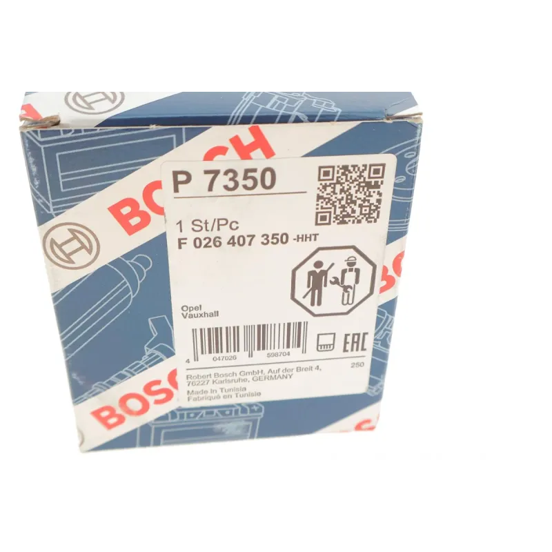 Фільтр масляний BOSCH F 026 407 350 для Opel Astra K, Insignia B 1.4/2.0 2018-, зовнішній діаметр 76 мм