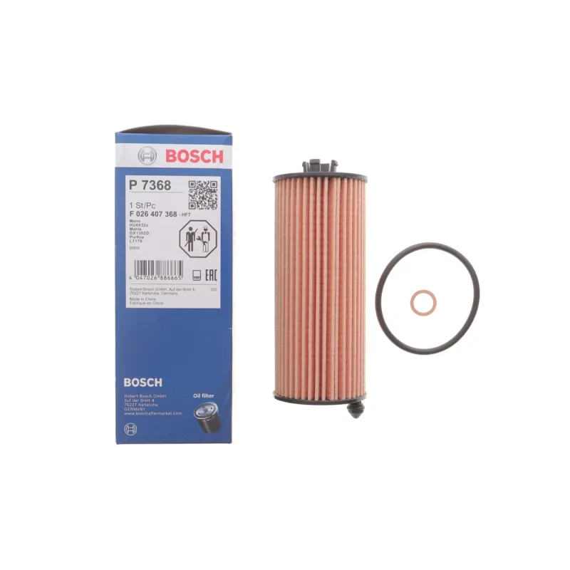 Фільтр масляний BOSCH F 026 407 368 для BMW 3 (G80/G81) M3, 4 (G82) M4, X3 (F97) M, X4 (F98) M 2019-