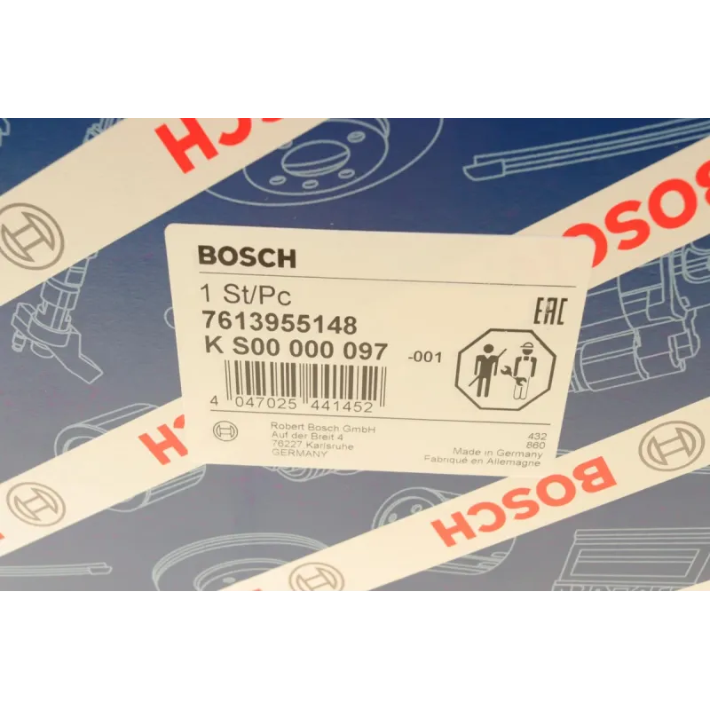 Насос ГПК BOSCH K S00 000 097 лопатевий для Ford Focus C-Max, Volvo C30/S40/V50 1.6 100 л.с.