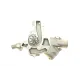 Помпа води BUGATTI PA10030 для Opel Astra G/H, Corsa C/D, Meriva A 1.0-1.4 2000-2014, 49 мм