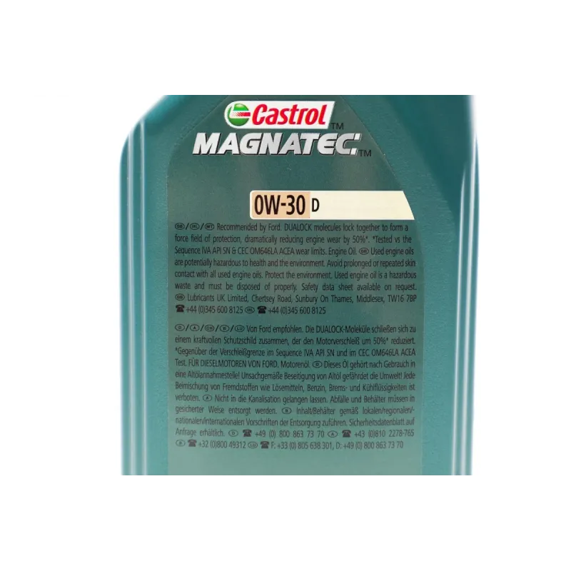 Моторна олива CASTROL Magnatec Professional D 0W30 1L (15F60B) ACEA C2, WSS-M2C950-A
