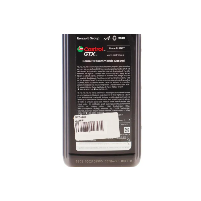 Моторна олива CASTROL 5W30 RN17 (1L) 7711943679