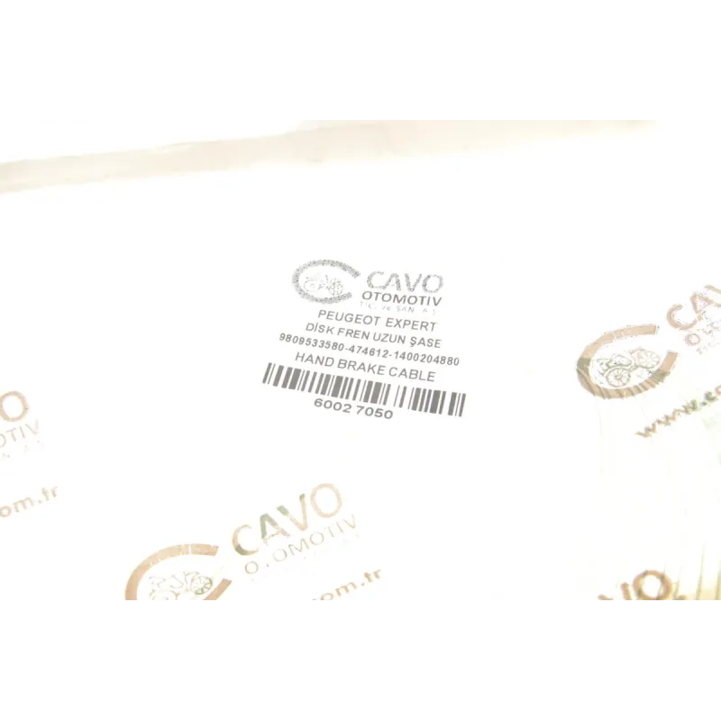 Трос ручника CAVO 6002 705 задній для Citroen Jumpy, Fiat Scudo, Peugeot Expert 1.6D/2.0D 2007- (1737/1591мм)