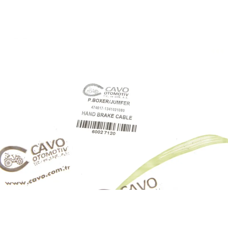 Трос ручника CAVO 6002 712 для Fiat Ducato, Citroen Jumper 2006- (1390/1075 мм)