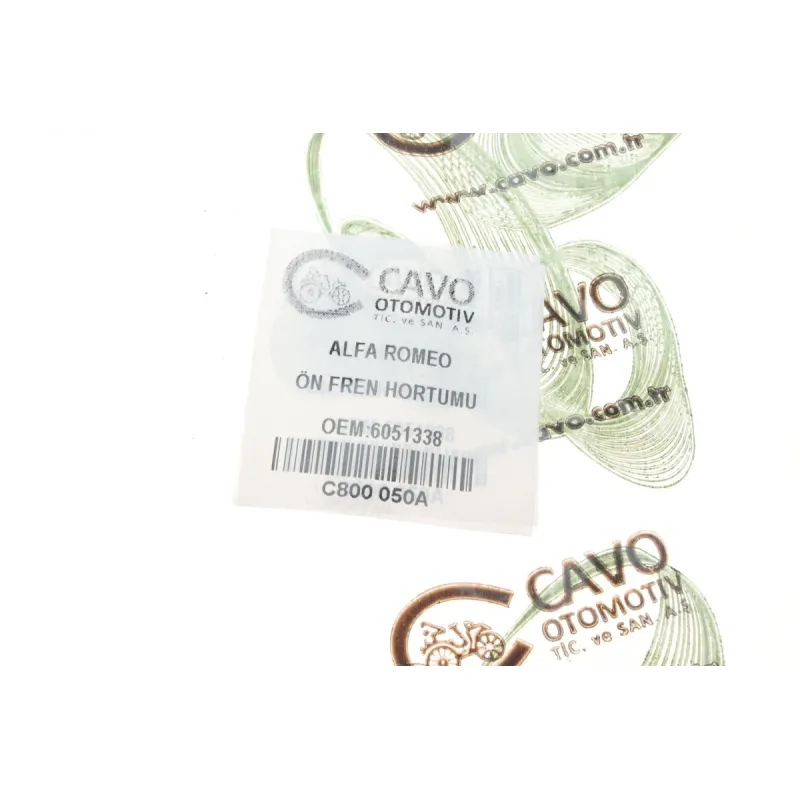 Шланг гальмівний задній CAVO C800 050A для Mercedes-Benz C-Class W202 E-Class W124 1993-2000, M10x1, 308 мм