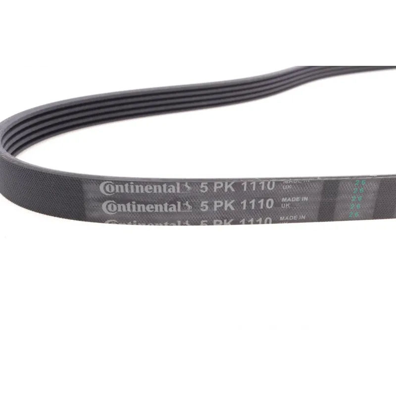 Ремінь генератора CONTINENTAL 5PK1110 для Hyundai Santa Fe, Sonata, Kia Sorento, Toyota Avensis, Corolla 1110 мм