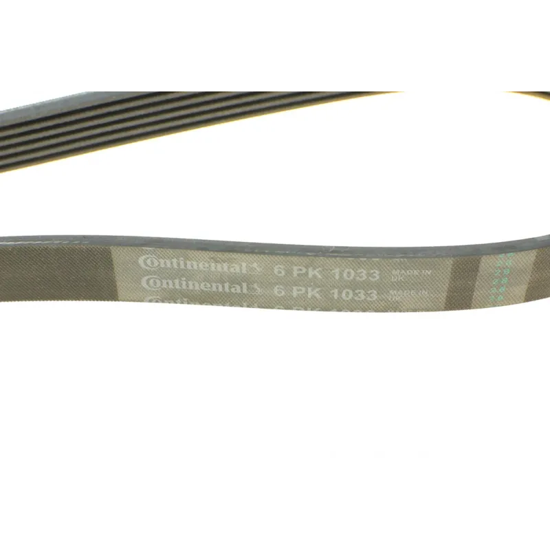 Ремінь генератора CONTINENTAL 6PK1033 для Volkswagen Golf/Passat 1.6-2.0 1996-, Nissan Primera/Almera 2.0 1990-2001, Citroen C2 1.4 2005-2009, 1033 мм