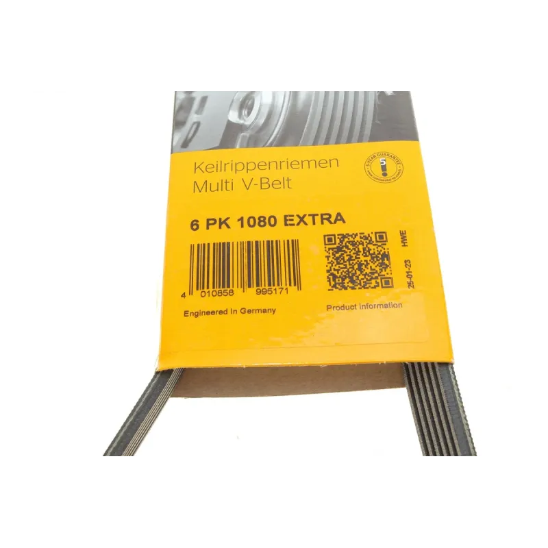 Ремінь генератора CONTINENTAL 6PK1080 EXTRA для Citroen DS5, Peugeot 3008/508 2.0HDi 1080 мм