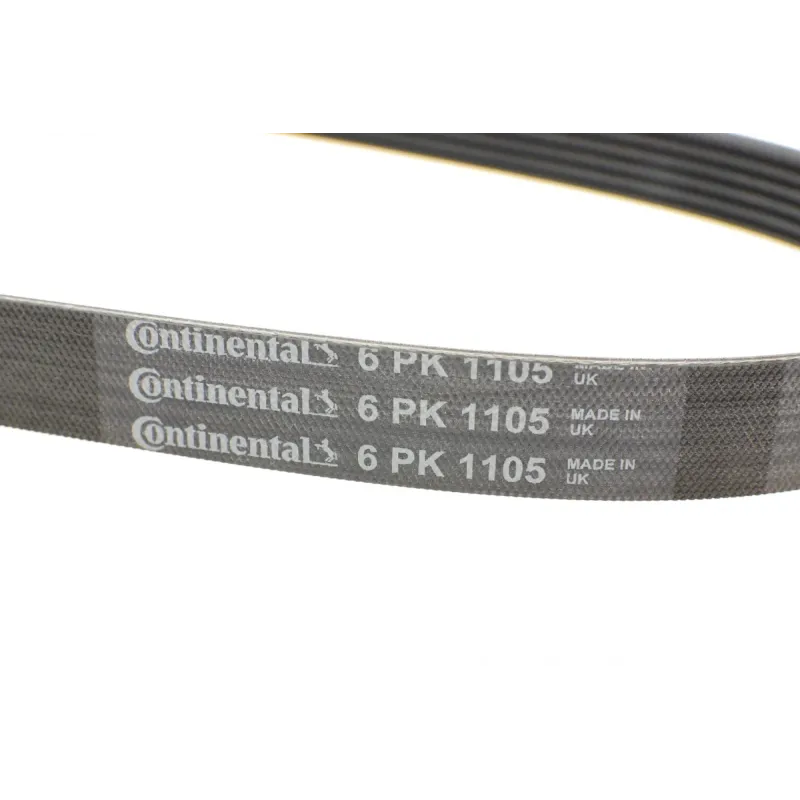 Ремінь генератора CONTINENTAL 6PK1105 для Nissan Tiida, Fiat Ducato, Renault Espace, 1105 мм