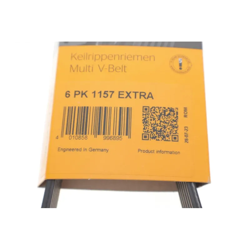 Ремінь генератора CONTINENTAL 6PK1157 EXTRA для BMW 3 (G20) 5 (G30) X5 (G05) 1157 мм