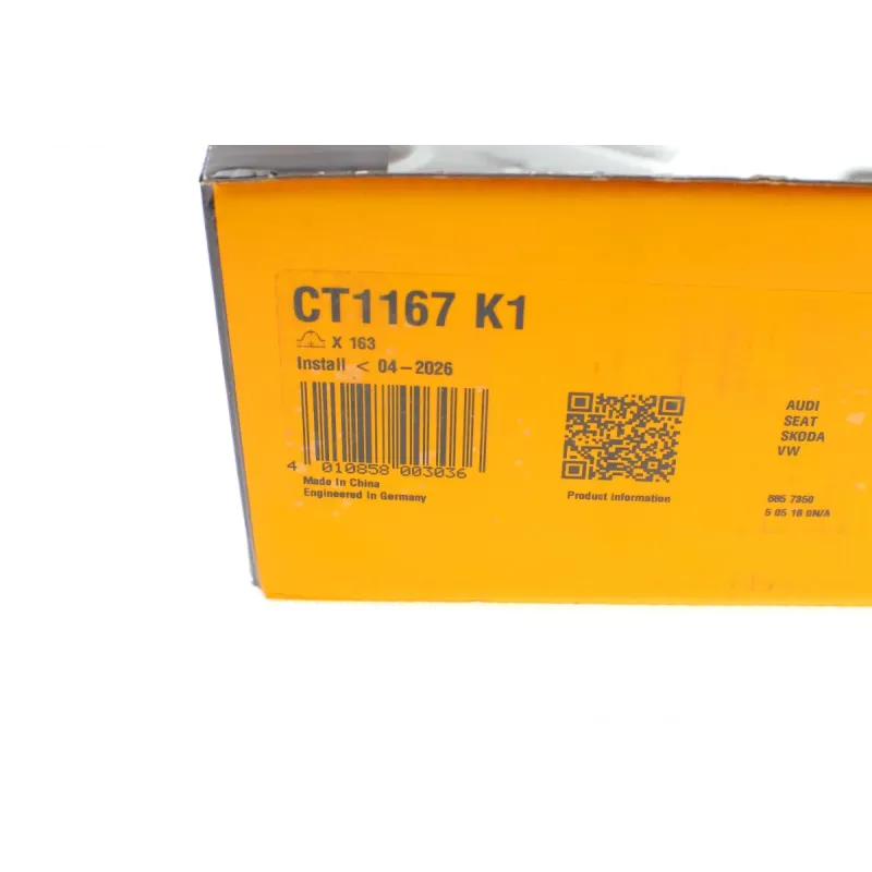 Комплект ГРМ VW Caddy IV 1.2-1.4TSI 15- (20x163z)