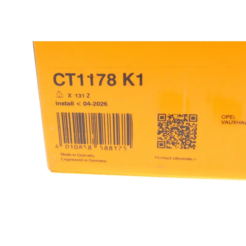 Комплект ГРМ Opel Astra H/J/Corsa C/D/Meriva/Zafira/Combo 1.7CDTI 06- (25x131z)