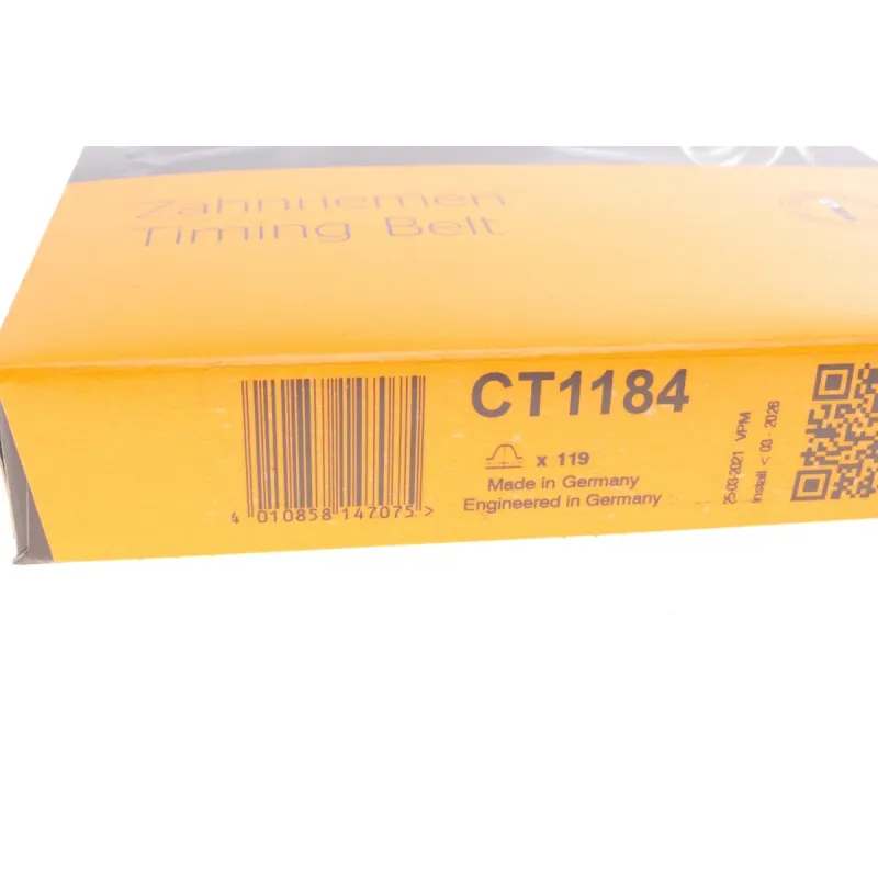 Ремінь ГРМ CONTINENTAL CT1184 для Mercedes-Benz Citan 2012-, Renault Kangoo 2008-, 27x119z