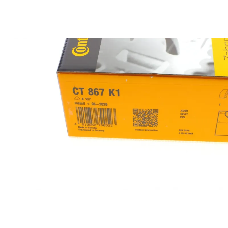 Комплект ГРМ VW Caddy II/T4 1.9D/TD 90-04 (25.4x137z)