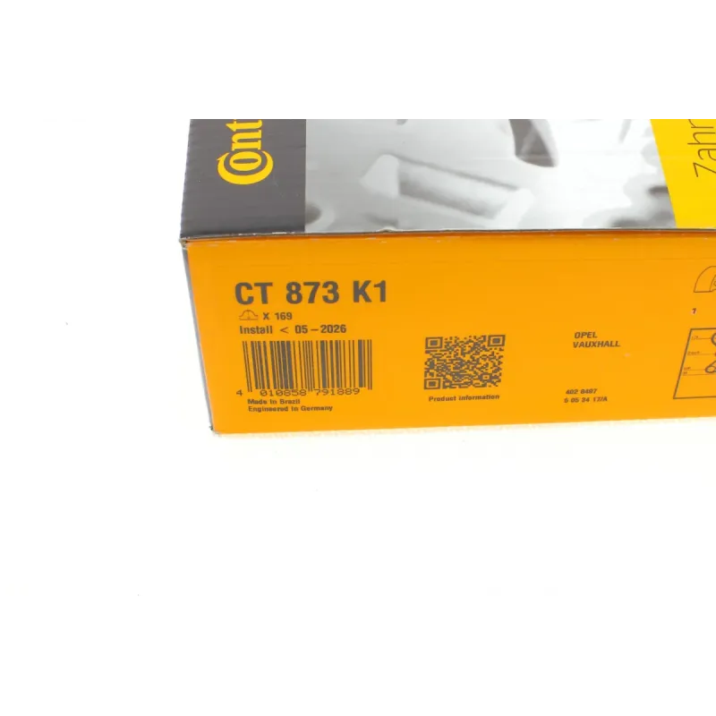 Комплект ГРМ Opel Astra F/Corsa B/Vectra B 1.4/1.6 16V 94-05 (20x169z)
