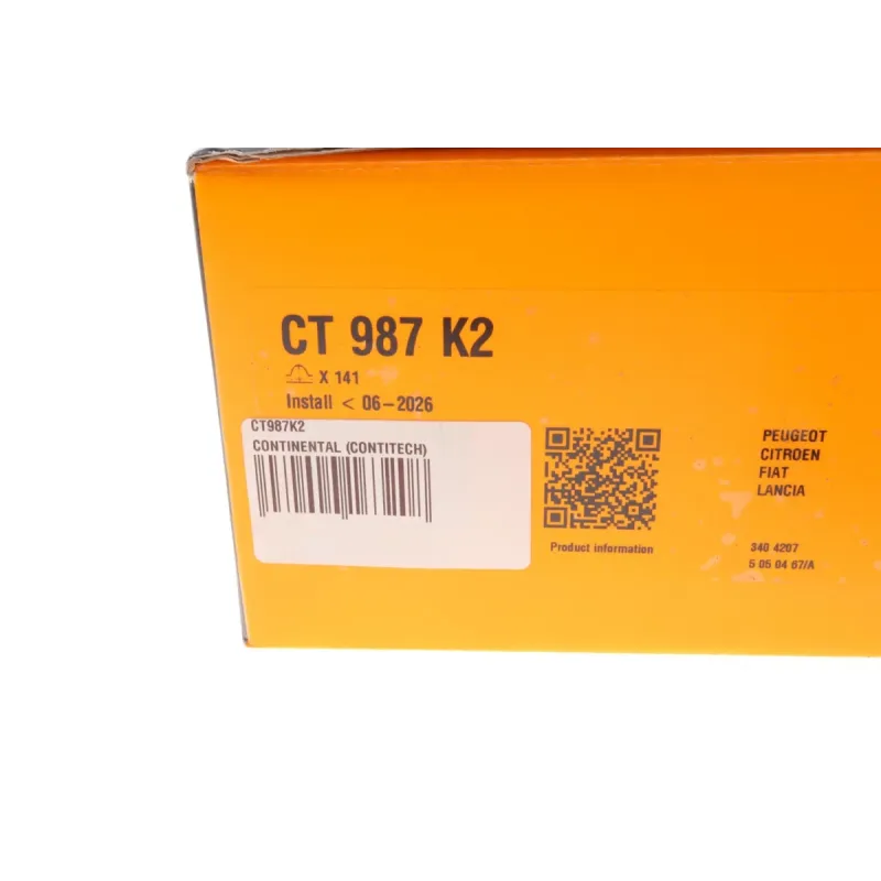 Комплект ГРМ Citroen Berlingo/Jumpy/Peugeot 307/406 2.0HDi 99-11/Fiat Scudo 2.0JTD 99-06 (25x141z)