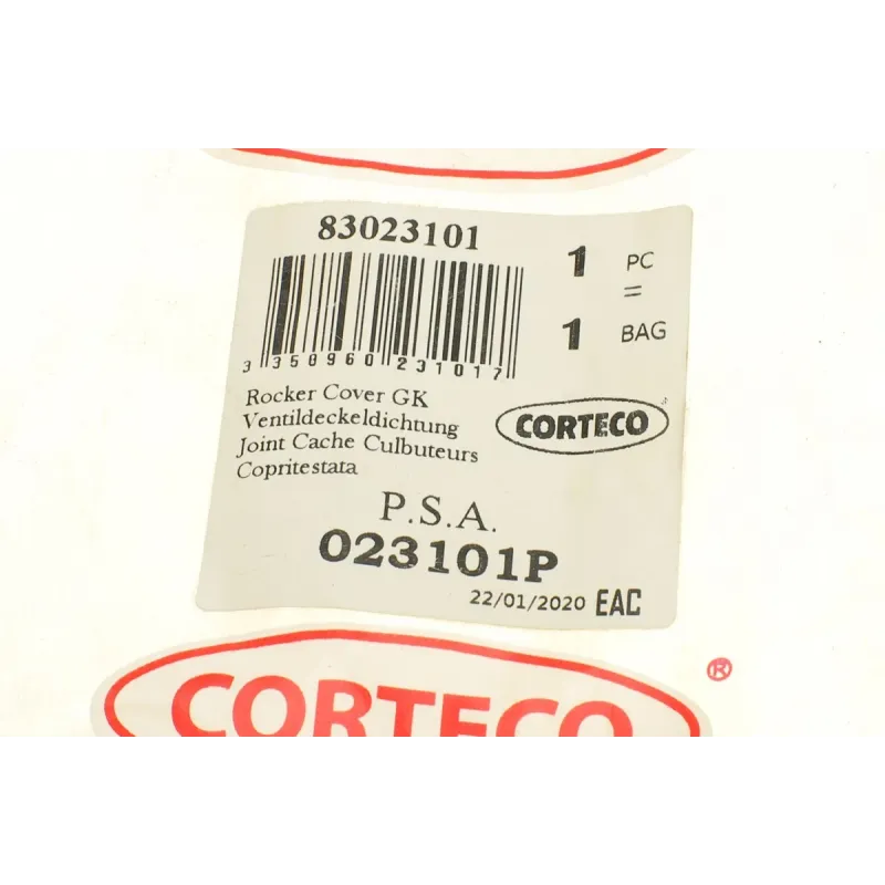 Прокладка кришки клапанів Citroen Jumper/Fiat Ducato/Peugeot Boxer 2.0 94-