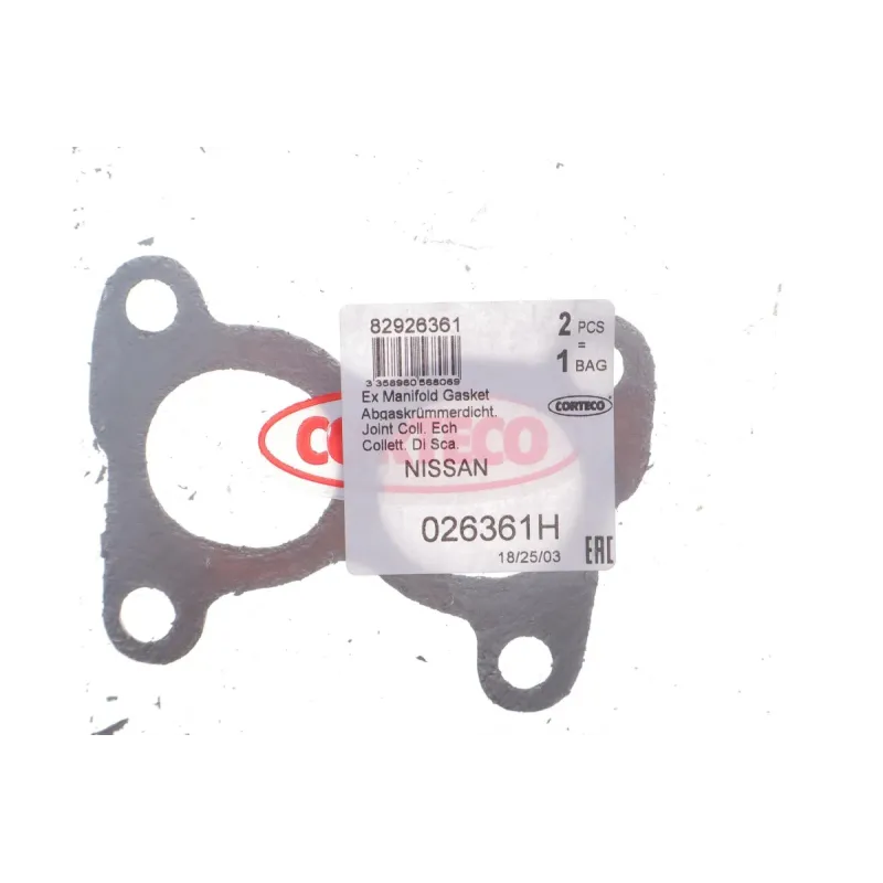 Прокладка випускного колектора CORTECO 026361H для Nissan Almera N15/N16, Primera P11/P12 1.4-1.8 1995-2007