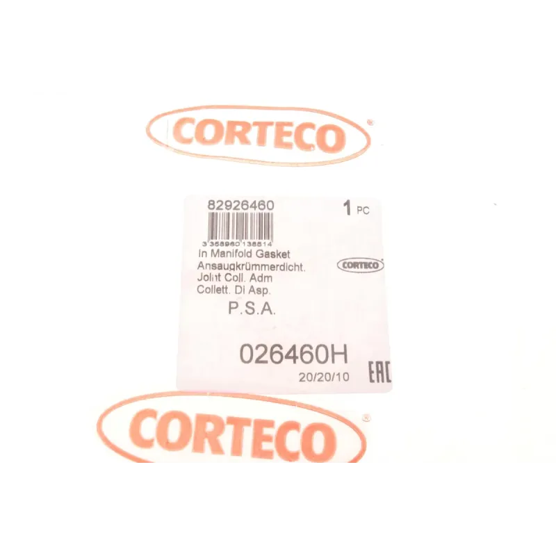 Прокладка колектора впускного Fiat Scudo/Peugeot Expert 1.9D 98-06 (к-кт)