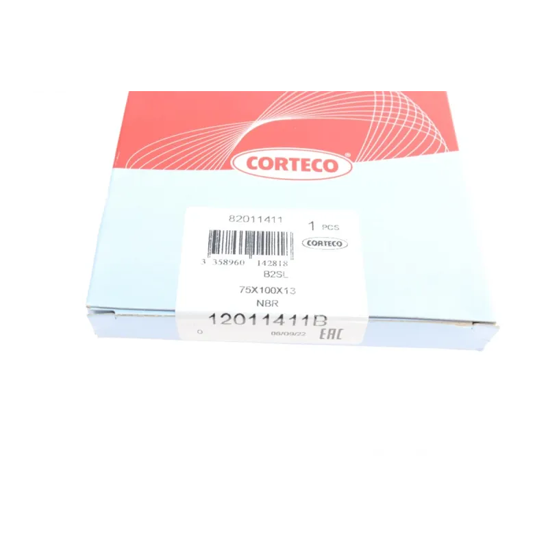 Сальник маточини передній CORTECO 12011411B для Fiat Croma, Fiorino, Tempra (75x100x13 мм)