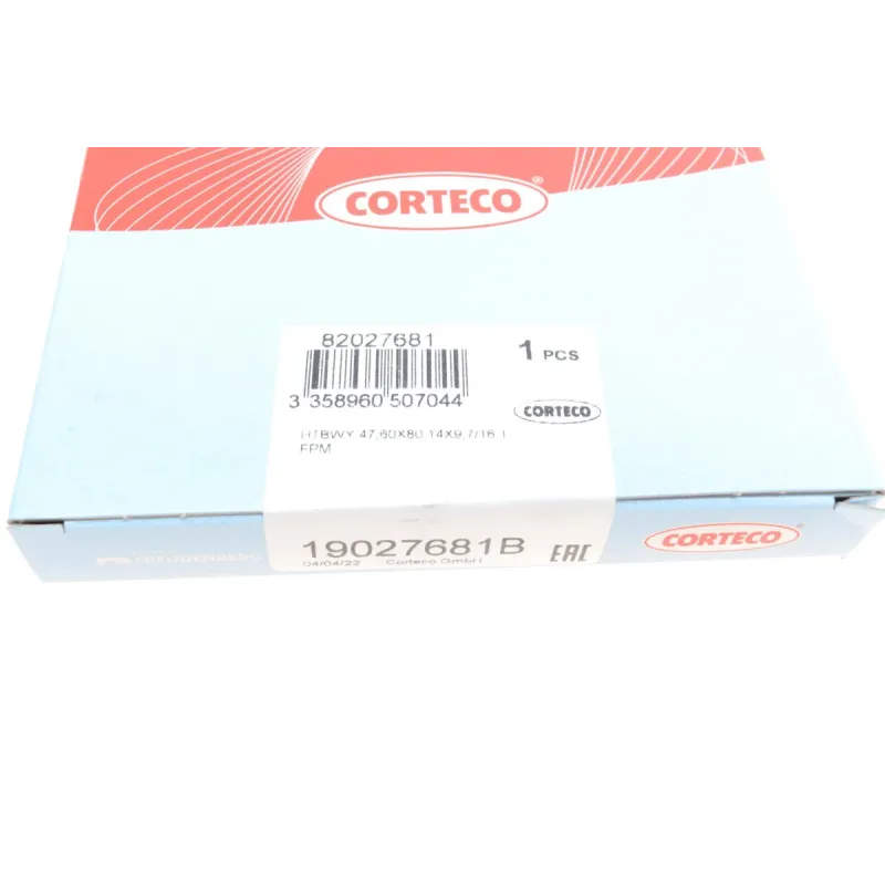 Сальник хвостовика CORTECO 19027681B для Ford Transit 2.3/2.4D/3.2D 2006- (48x80x10 мм)