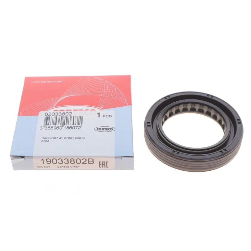Сальник роздавальної коробки CORTECO 19033802B для Mercedes-Benz M-Class W163 1998-2005, 41.27x61.93x12 мм