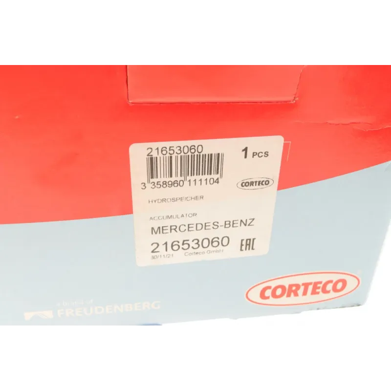 Гідроакумулятор задньої осі CORTECO 21653060 для Mercedes-Benz E-Class W124/W210, S-Class W140