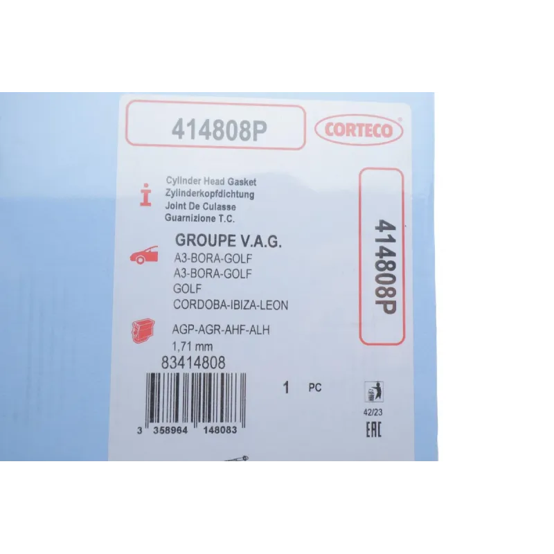 Прокладка ГБЦ VW Caddy 1.9TDI/SDI 95-04 (3 метки) (1.67mm)