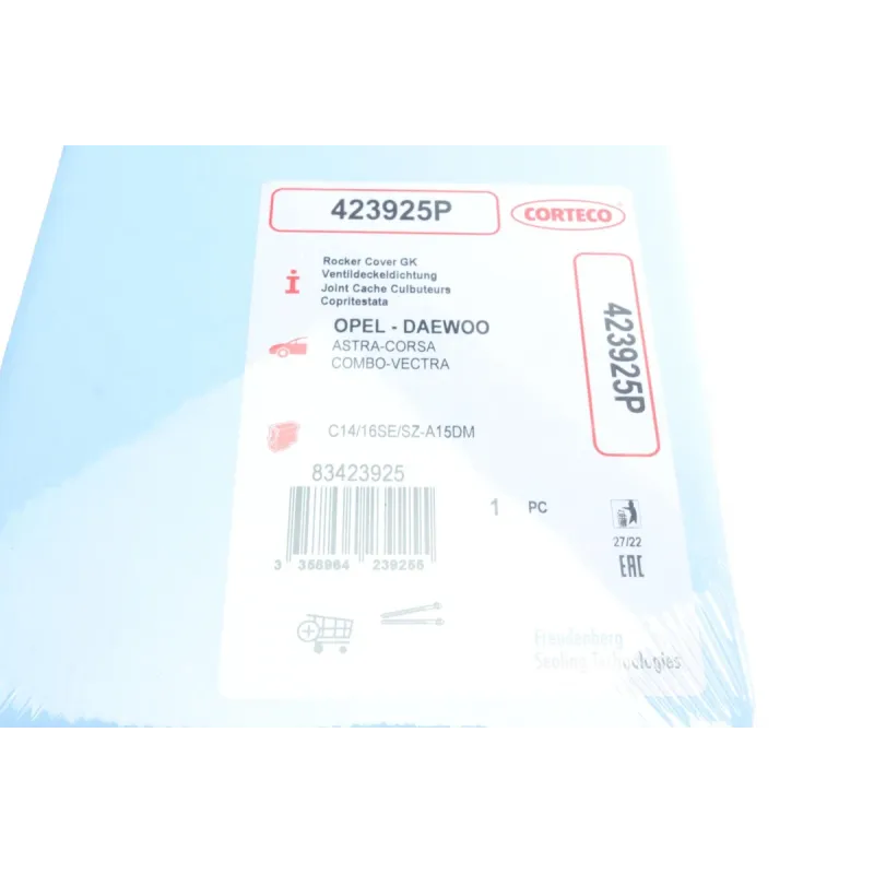 Прокладка кришки клапанів CORTECO 423925P для Daewoo Lanos, Opel Astra F 1991-2005
