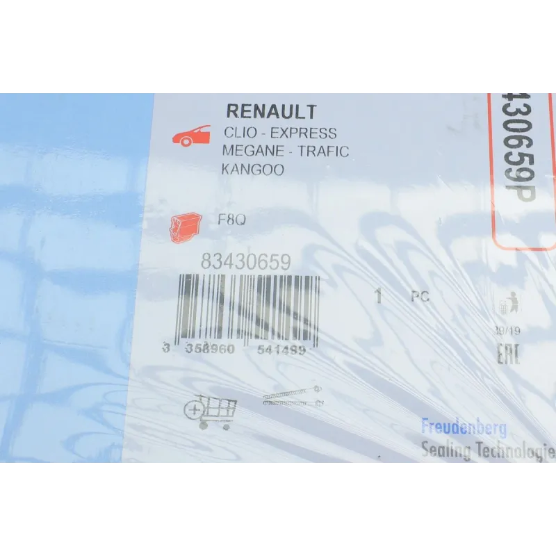 Комплект прокладок (повний) Renault Kangoo 1.9 dCi 97- (без прокладки ГБЦ)