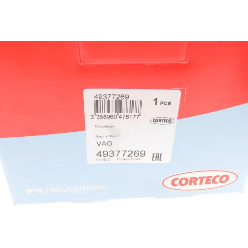 Подушка двигуна CORTECO 49377269 для Volkswagen Touareg, Porsche Cayenne 2010-
