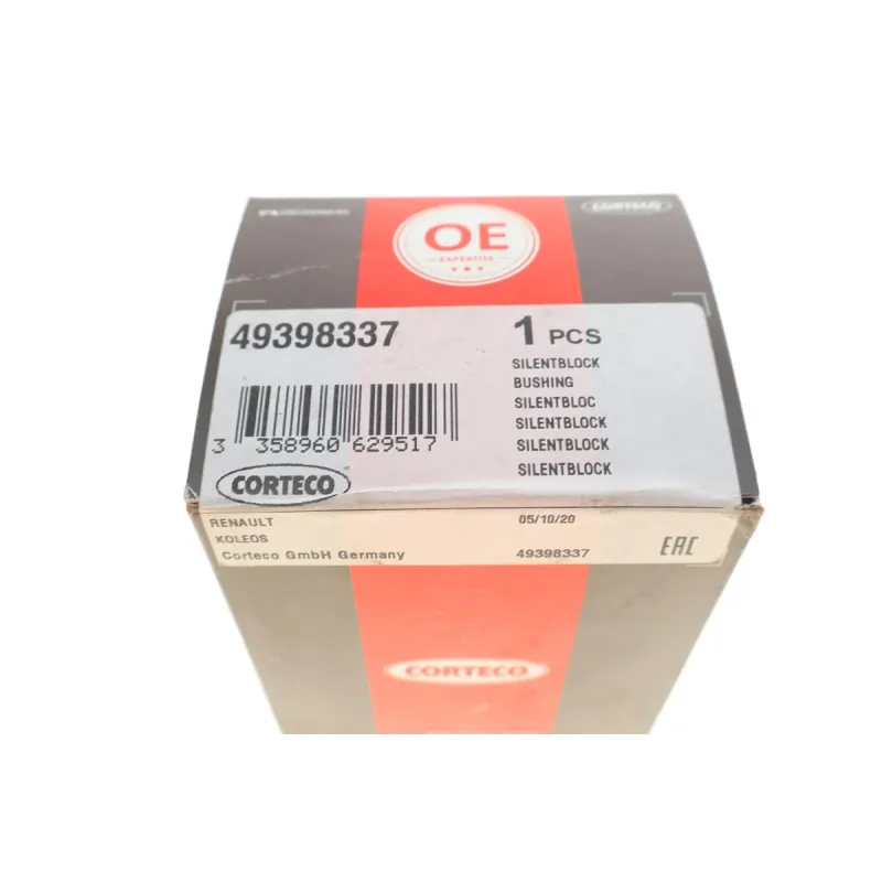 Сайлентблок важеля CORTECO 49398337 для Nissan Qashqai J10, Renault Koleos HY_ (зовнішній)