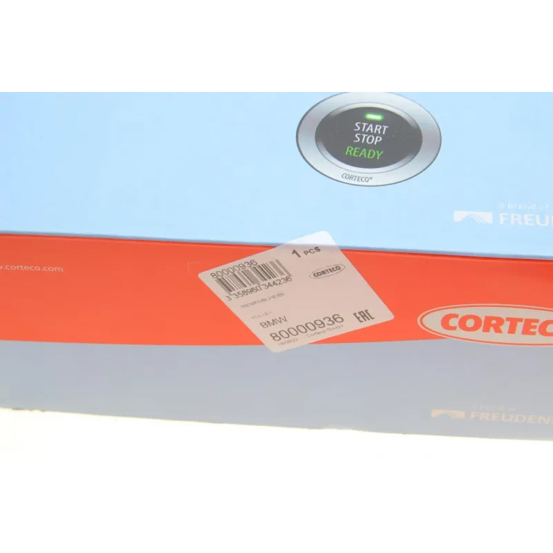 Шків колінвалу CORTECO 80000936 для BMW 1 E81/E87/E88, 3 E90/E91/E92/E93, X1 E84, X3 E83 2.0D 182 мм