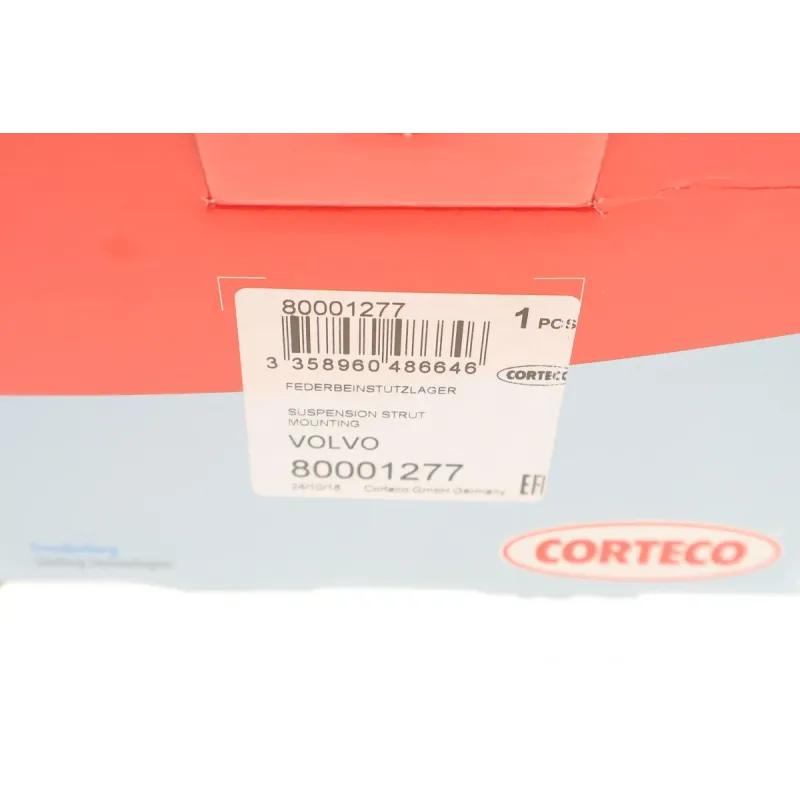 Подушка амортизатора переднього CORTECO 80001277 для Volvo S60/S80/V70 2.0-3.0 91-10