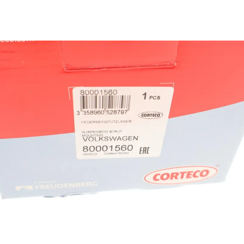 Подушка амортизатора задня CORTECO 80001560 для Skoda Octavia II, VW Golf V/VI