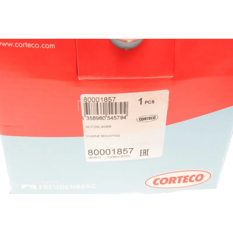 Подушка двигуна передня CORTECO 80001857 для Opel Corsa C 1.7 CDTI 2003-2009