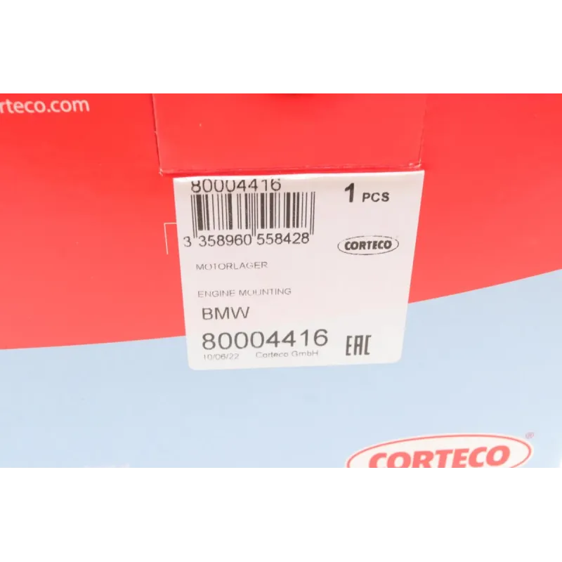 Подушка двигуна права CORTECO 80004416 для BMW 5 (E60) 2.5-3.0d 2003-2010