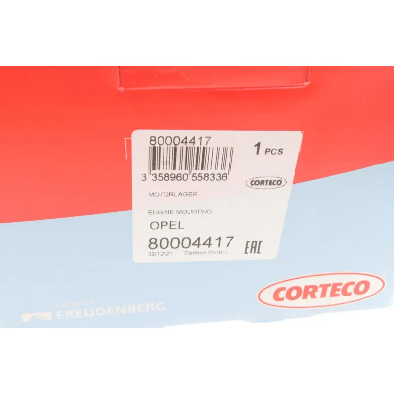 Подушка двигуна передня CORTECO 80004417 для Opel Astra G 2.2 DTI 2002-2005