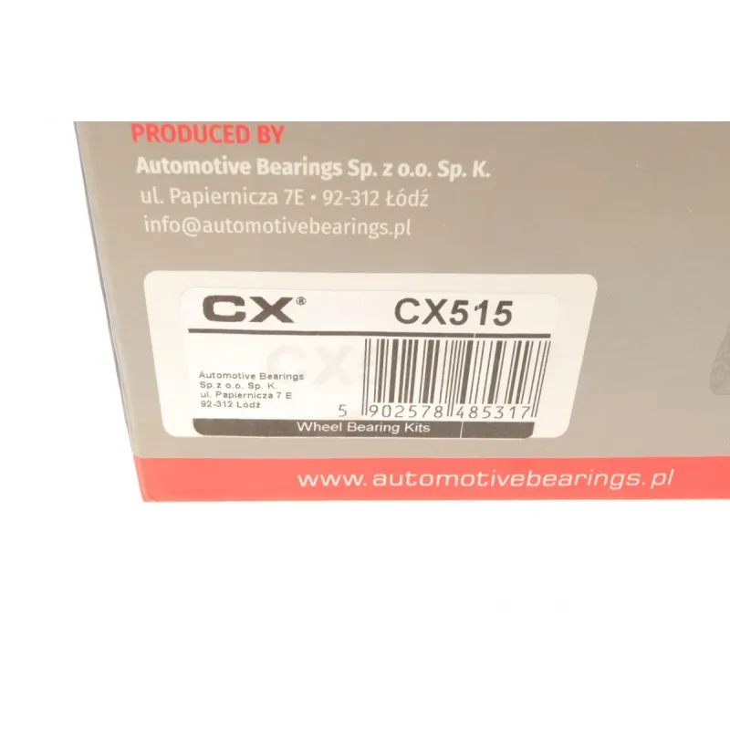 Підшипник маточини задній CX CX515 для Audi A1, VW Polo, Skoda Fabia