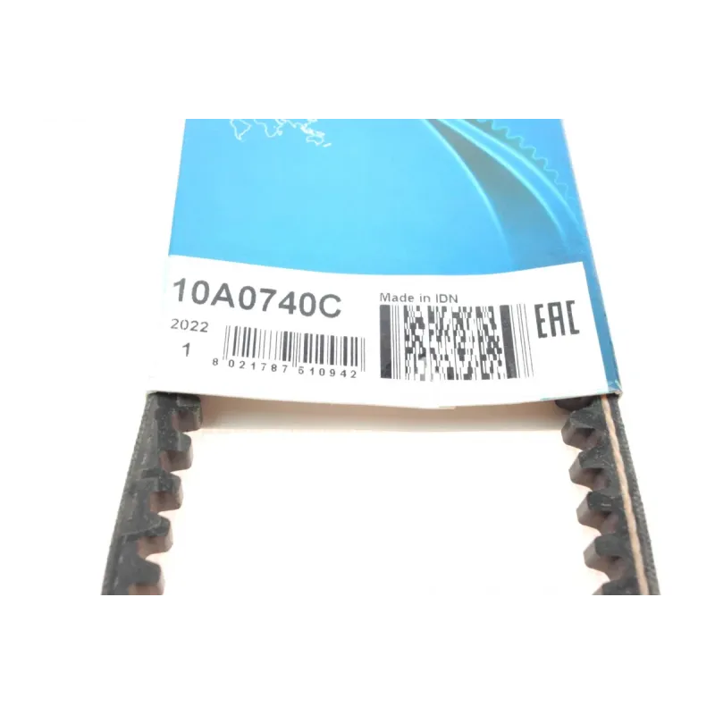 Ремінь генератора DAYCO 10A0740C для VW Passat B3/B4, Audi 80 B3/B4, Fiat Tempra 740 мм