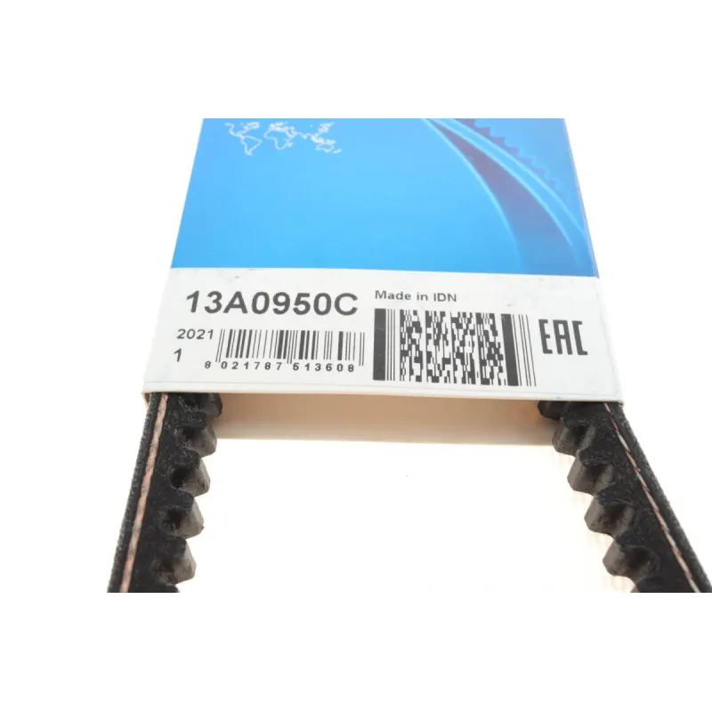 Ремінь генератора DAYCO 13A0950C для Audi 100 1982-1990, Alfa Romeo 145 1994-2001, 950 мм