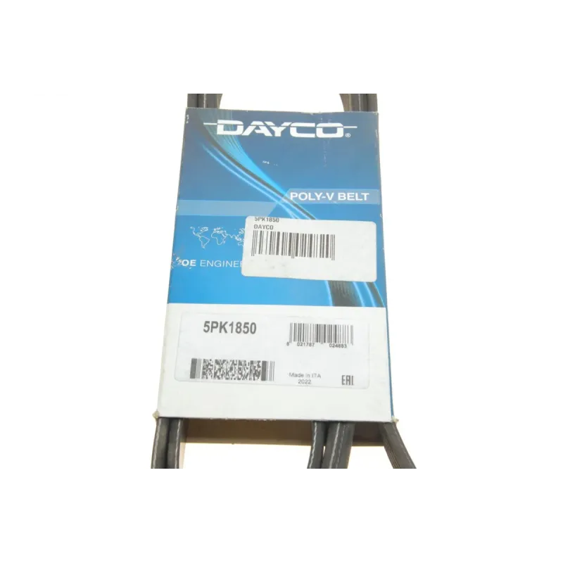 Ремінь генератора DAYCO 5PK1850 для BMW 5 (E39) 525tds, Kia Cerato 1.5-1.6 CRDi