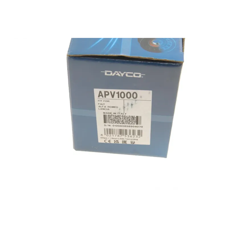 Натяжник ременя генератора DAYCO APV1000 для Fiat Bravo/Punto 1.8, Alfa Romeo 145/146 1995-2012, Ø 65 мм